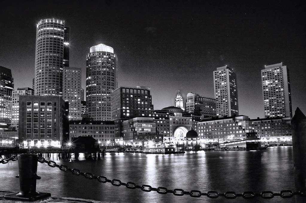 boston at night