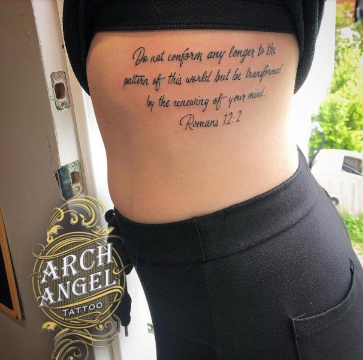 Women's Bible Verse Tattoos