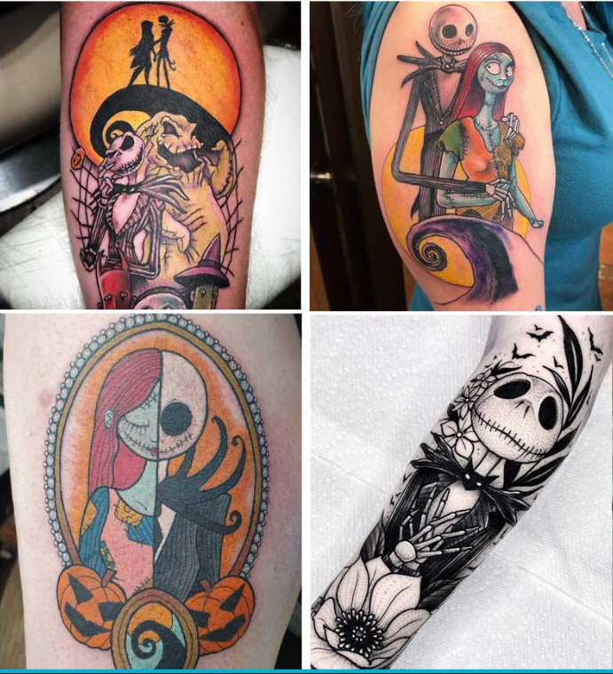 Jack Skellington tattoo designs