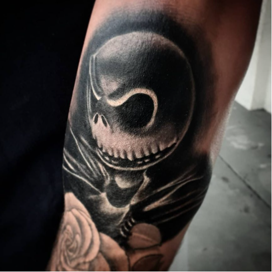 dark Jack Skellington tattoo 